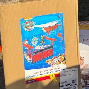 Paw Patrol Activity Bench - Red and Blue